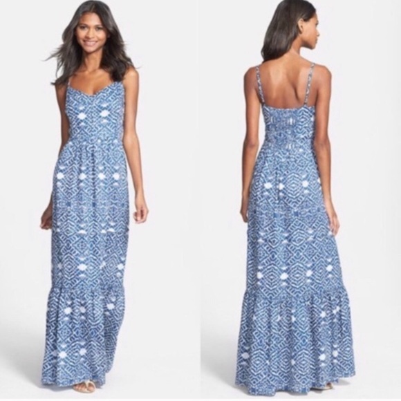 Betsey Johnson Dresses & Skirts - Betsey Johnson Blue Maxi Dress Size 8